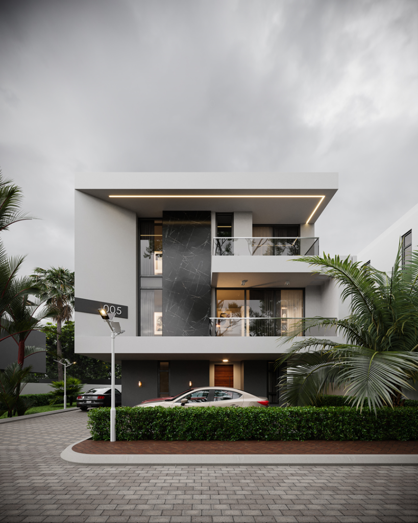 Luxury home interior view